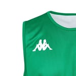 Kappa CAIROSI Maillot et Short réversible Basket-Ball Homme Green FR : Taille Unique (Taille Fabricant : 8Y)