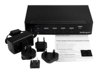 Startech 4-port Displayport Kvm Switch With Built-in Usb 3.0 Hub