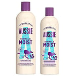 Aussie Miracle Moist Shampoo 675ml and Conditioner, 470ml