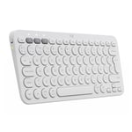 Logitech K380 Multi-Device clavier Universel Bluetooth QWERTZ Espagnole Blanc - Neuf