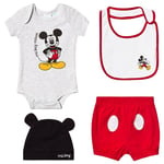 Disney Mickey Mouse - Mickey Babysett Flerfarget - Rød