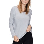 JBS of Denmark Bamboo Long Sleeve Top Lysgrå Medium Dame