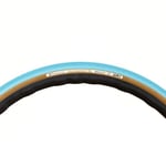 Panaracer Gravel King Semi Slick Colour Edition TLC Gravel Tyre: Turquoise Blue/Brown 700x43c