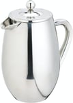 La Cafetière Stainless Steel Double Walled Insulated 8 Cup, 8 Cup 