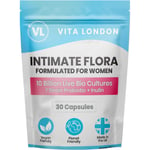 Intimate Flora 7 Strain Probiotic For Women - 10 Billion CFU Live Bio Cultures