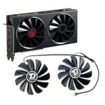 Graphics Card Cooling Fan For POWERCOLOR RX 5700XT 5700 5600XT Red Dragon