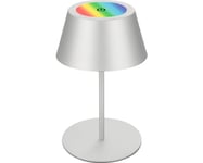 Bordslampa BRILONER Plug&Play utomhus RGB krom