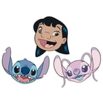 Lilo and Stitch 2D Card Party Face Masks Pack of 3 Official Disney Masks