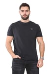 Gant Mens T-Shirts - Black Cotton - Size 3XL