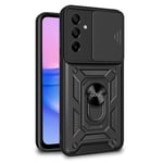 Cool Coque avec Anneau Dur pour Samsung A155 / A15 5G Noir