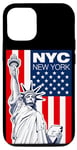 Coque pour iPhone 15 Cool New York Statue of Liberty, This is My New York City
