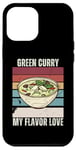 Coque pour iPhone 15 Plus Curry vert vintage My Flavor Love Amateur de curry vert rétro