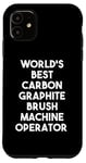 Coque pour iPhone 11 Meilleur opérateur de machine à brosse en graphite de carbone au monde