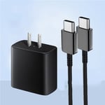 Charging Block And Cord 45W Black Type C Fast Charging Phone Charger Part