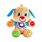 Fisher-Price Puppy Eveil Progressif | Peluche Musicale et Interactive | Plus de 75 Chansons et 3 Niveaux D'apprentissage | Jouet bébé 6 Mois et Plus pour Filles et Garçons, Version: Néerlandais, FPM60