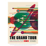 Fine Art Prints The Grand Tour NASA Space Tours Travel Large Wall Art Poster Print Thick Paper 18X24 Inch, Unframed Paper