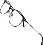 ATTCL Homme Anti lumière Bleue lunettes de lecture Ultra Léger TR90 Anti fatigue Oculaire Filtre UV Monture de Lunettes5054-ALL-Noir