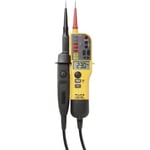 Fluke T150/VDE kalibrerad 2-polig spänningsprovare (ISO) CAT III 690 V, CAT IV 600 V LED, LCD, Akustisk, Vibration