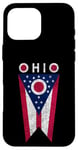 Coque pour iPhone 16 Pro Max State of Ohio Burgee Flag -- The Buckeye State