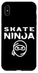 Coque pour iPhone XS Max Skate Ninja Skateboarding Skater Skateboarder Patinage sur glace