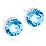 Blomdahl Örhängen MP Medical Plast 6mm Aquamarine