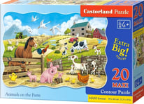 Castorland Puzzle 20 Maxi - Animals On The Farm Castor