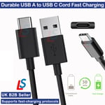 For Samsung Galaxy M30 M30 M40 A50 A80 A90 A70 A52 A50 USB Type C Charge Cable