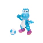 Super Mario Light Blue Yoshi Figur m/ egg