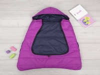 CuddleCo 2in1 Comfi-Cape Sleeping Bag for Baby Carrier/Leg Cover - Fuchsia/Black