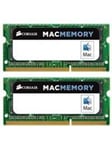 Corsair Apple Mac Memory DDR3-1333 - 8GB - CL9 - Dual Channel (2 pcs) - Grøn