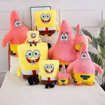 Cartoon Spongebob Squarepants-plyschleksak Patrick Star-nallebarn Gåva Juldocka  (FMY) Patrick Star 75cm