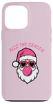 iPhone 13 Pro Max Christmas Santa Pink Rizz The Season Pink Gum Case