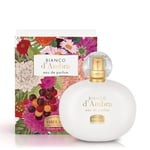 Helan, Ambre Blanc - Parfum pour femme aux notes épicées et sensuelles, avec de l'iris et de la fougère, Parfum léger et musqué pour femme avec de l'encens, dure 4-5 heures, Made in Italy, 100 ml