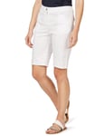 Womens White Shorts - All Season - Cotton - Mid Thigh - High Waist | W LANE