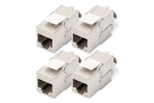 Digitus CAT 6A Keystone Module, shielded, toolfree Modul - 4 pcs.