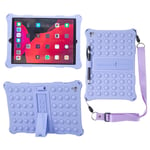 (iPad Air 1 Air 2Purple-SP) iPad Air 2 Air 1 iPad 9.7 2018 2017 kotelon kansi Pehmeä kupla silikonitabletti Funda iPad 5 6 5. 6. sukupolven lasten kotelo