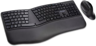 Kensington Pro Fit Ergo Wireless Keyboard & Mouse Black