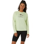 Asics Women's Fujitrail Logo LS Top Cool Matcha, L