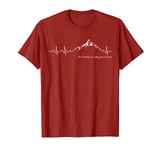 The Mountains are calling and I must go heart beat tshirt T-Shirt