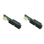 2X Convertisseur Adaptateur Sata Vers IDE 2.5 Sata Vers 3.5 Pouces IDE Mâle Port 40 Broches 1.5Gbs Prise en Charge 133 100 HDD CD DVD