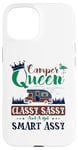 Coque pour iPhone 15 Camping-car Queen Classy Sassy Smart Assy Fun Camping