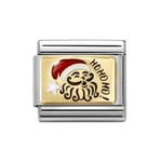 Nomination 030289/10 CLASSIC Gold Santa Claus Ho Ho Ho Jewellery