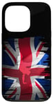 Coque pour iPhone 13 Pro Skater Great Britain Drapeau Board Jump Angleterre Union Jack