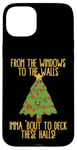 Coque pour iPhone 15 Plus From The Window To The Wall Poème de Noël avec citation de Noël