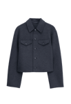 Filippa K Short Wool Cashmere Jacket Grå