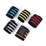 1pc Weight Lifting Strap Fitness Gym Sport Wrist Wrap Bandage Su Red