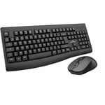 Pack Clavier Souris - BLUESTORK - PACK OFFICE RECHARGEABLE - Sans Fil - Noir