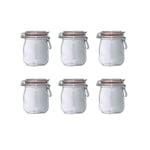 Mm_unverified_brand - Lot de 6 bocaux en verre 750ml - Le Parfait - 900506 - verre transparent