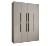 Armoire Como 2 a portes battantes H. 245 x L. 180 x P. 40, 4 portes