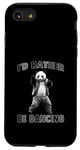 Coque pour iPhone SE (2020) / 7 / 8 Je préfèrerais danser avec Panda Fun